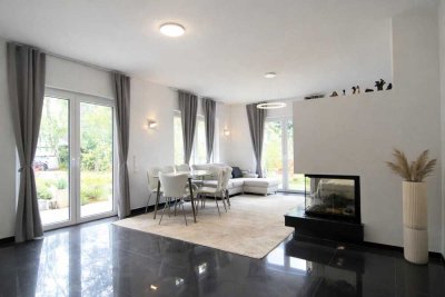 Exklusive 4-Zimmer-Gartenwohnung in Köln-Hahnwald mit Kamin, Einbauküche und Stellplatz