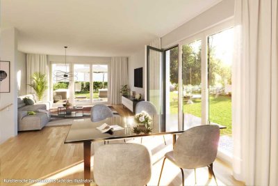 4-Zimmer-Gartenwohnung in grüner Oase
