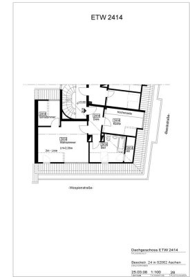 Dachgeschoss, Beeckstr. 24 in Aachen (zentrale Lage)
