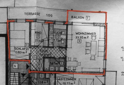 Helle 3-Zimmer-Wohnung in Metten