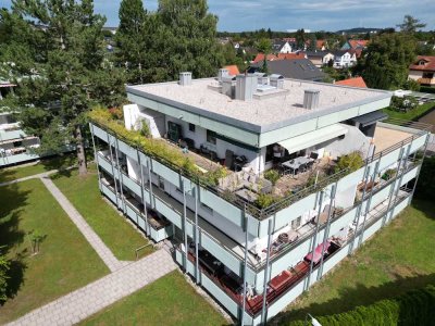 Traumhafte Dachterrassenwohnung mit Sauna & Weitblick