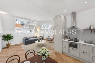 Kleiner aber feiner Erstbezug: Dachgeschosswohnung mit überdachter Terrasse auf Wohnebene