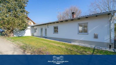Charmanter, sanierter Bungalow in idyllischer Lage von Windach – sofort bezugsfrei!