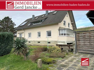 Baden-Baden, Steinbach, großzügiges Zweifamilien – Mehrgenerationenhaus mit Scheuer u. großem Garten