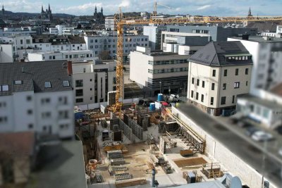 DomQuartier Aachen: Moderne Stadtoase mit privater Terrasse im Erdgeschoss