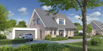 Neubau - zeitloses Einfamilienhaus mit Doppelgarage und PV-Anlage in der Bachstraße in Etelsen