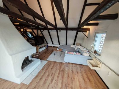 Offene, gemütliche Maisonette-Wohnung mit Balkon in Gaildorfer Innenstadt