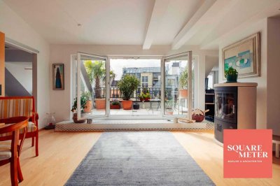 Altbau-Charme mit Dachterrasse // Im Herzen von Schwabing
