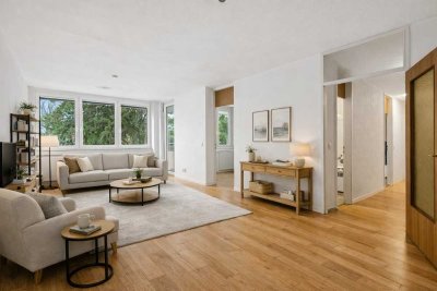 Idealer Grundriss mit viel Potential: Lichtdurchflutete 3-Zimmer-Wohnung in ruhiger Lage