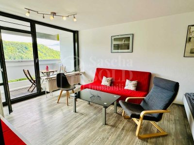 Vermietet - über 7% Rendite - möbliertes Apartment, modernes Bad, Küche und Loggia, in Saarbrücken
