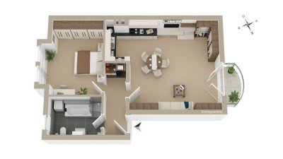 "Zentral. Charmant. Mit Aussicht." Wohnung im Herzen der Stadt Schrobenhausen!