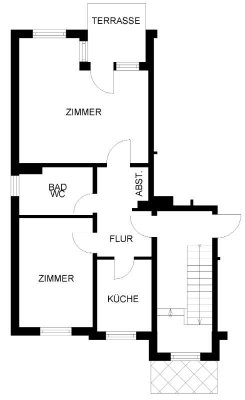 B-Schein erforderlich: Wunderschöne 2-Zimmer Wohnung in Burgdorf-West
