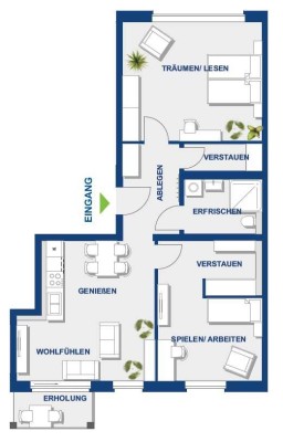 Jetzt besichtigen: Sonnige Wohnung mit Balkon ☎️ 0172-3261193