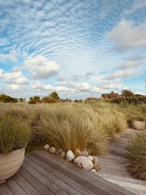 ULI VOGELER GmbH - ÄSTHETIK IN PERFEKTION - REETGEDECKTE HAUSSCHEIBE MIT TRAUMHAFTEN SÜDTERRASSEN
