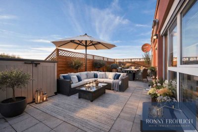 Penthouse-Wohnung mit XL-Dachterrasse und Aufzug in Chemnitz, Tiefgarage, Dusche, 2 Zimmer, Ankleide