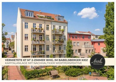 Vermietete 67 m² 2-Zimmer Whg. im Babelsberger Kiez: Kapitalanlage mit nachhaltiger Wertperspektive