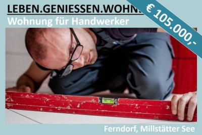 87 M2 WOHNUNG FÜR HANDWERKER UM € 105.000,-