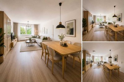 Reduziert-Zimmer-WG  + gr.  Südbalkon + Balkonkraftwerk + Renoviert + St. Johannis