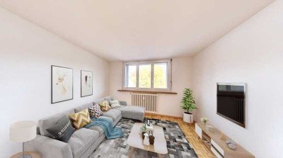 Helle 2-Zimmer-Wohnung im 2. OG in Düsseldorf-Wersten