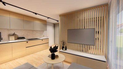Stylische Neubau-3-Zi.-Whg. mit zwei Balkonen – MitbewohnerIn gesucht, Eigentümer nur 50% vor Ort