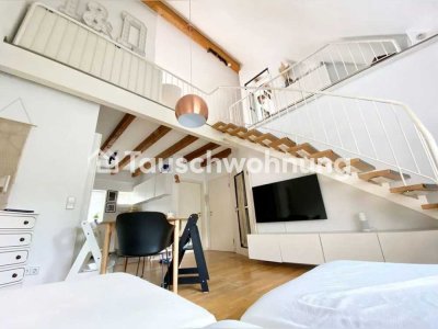 Tauschwohnung: Schöne Maisonettewohnung und Innenhof mit Urlaubs-Charme