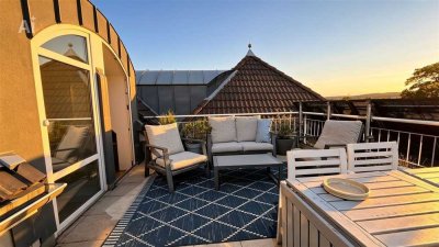 Exklusives Familien-Penthouse mit Dachterrasse in bester Lage der Koblenzer Kartause