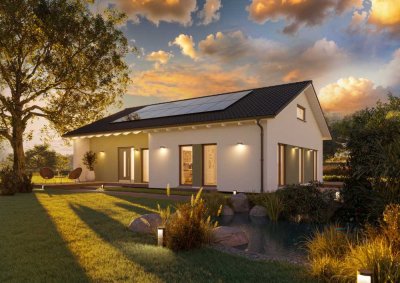 Barrierefreier Fertighaus-Bungalow: Wohlfühl-Raum, perfekt
geplant, zuverlässig gebaut