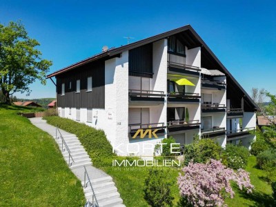 Charmantes 1-Zimmer-Apartment in ruhiger Lage von Steibis - Kompakter Wohnkomfort mit Hochgratblick