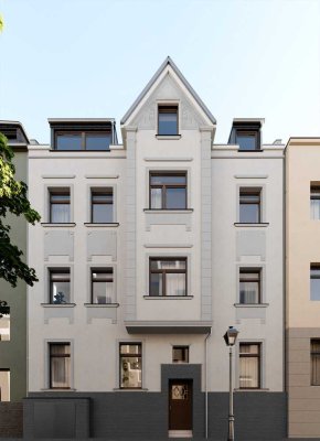DÜSSELDORF-Bilk: "B18. dachtstudio-jugendstilwohnen."