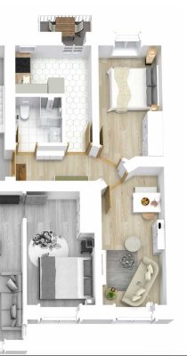 2-Raum-Wohnung nähe Uniklinik