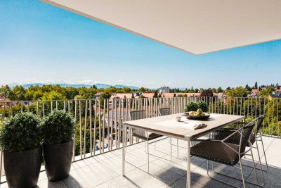 Neubau: Sonnige 3-Zimmer-Wohnung mit See- und Bergblick | Wohnung A28