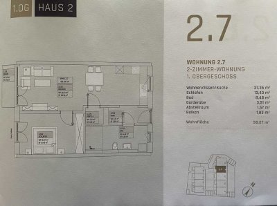Erstbezug mit Balkon und EBK: Stilvolle 2-Zimmer-Wohnung mit geh. Innenausstattung