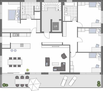 Platz für die ganze Familie! Luxuriöse 5-Zimmer-Wohnung in traumhafter Aussichtslage!