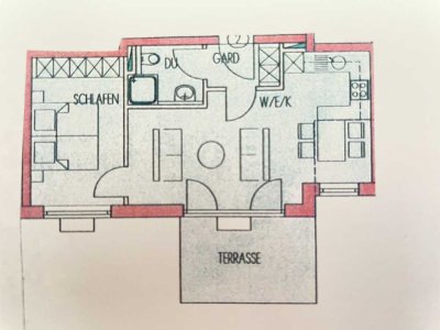 Ruhige 2-Zimmer Erdgeschosswohnung im Südwesten Nähe Hauptbahnhof