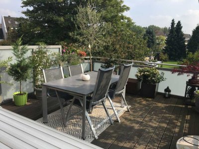 Exklusive Luxuswohnung | 130 m² |Kamin |20 m² Dachterrasse |Doppelgarage |Klimatisiert | Fuhlenbrock