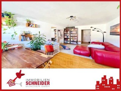 IMMOBILIEN SCHNEIDER - Lehel-  wunderschöne 2 Zi-Wohnung mit Wohnküche, Holzdielenboden in Bestlage