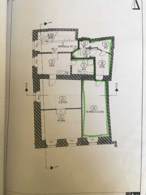 Zentrale Altbau 1-Zimmer-Wohnung