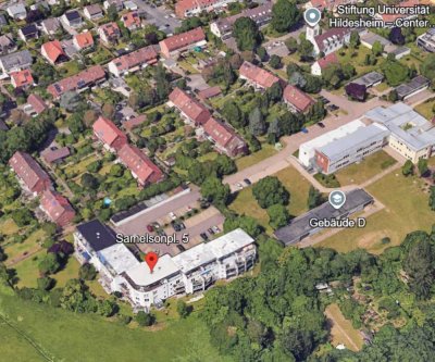 Schöne ruhig gelegene 2-Zimmer-Hochparterre-Wohnung mit Balkon in Uninähe