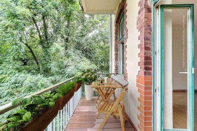 Elegante Altbauwohnung mit Süd-Balkon im begehrten Berliner Stadtteil Köpenick