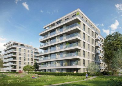Sommeraktion* – Exklusive 4-Zimmer-Wohnung mit Süd-Balkon und Parkblick im Florentinus-Quartier