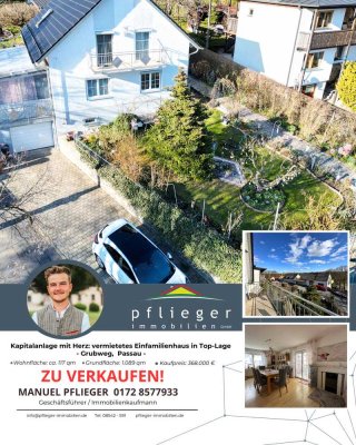 Kapitalanlage mit Herz: Vermietetes Einfamilienhaus in Top-Lage