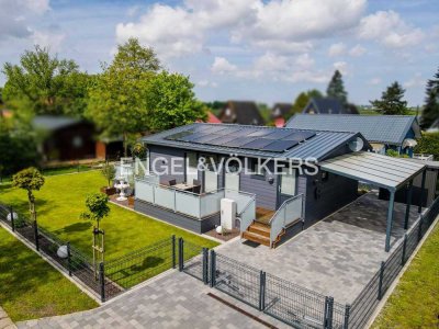 Eigentumsgrundstück, KNX Smart Home, PV-Anlage, Möbliert: Ferienhaus am Großen Meer!