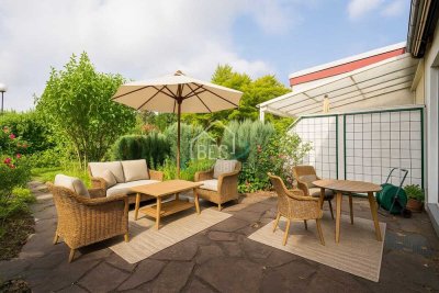 Helles Zuhause mit Gartenidylle - Terrasse, Hobbyraum und Familienkomfort