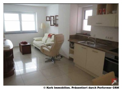 Voll möbliertes Appartement für Wochenendheimfahrer