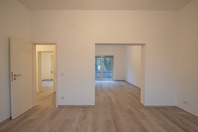 Komplett renovuerte 80 m² mit 4 Zimmern, Balkon und Garage direkt an den Grummer Teichen