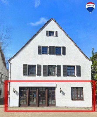 Nur das EG: Vielseitige Fläche für Laden, Büro oder Wohnen