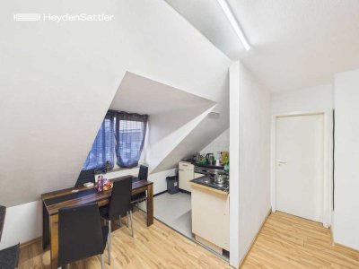 Attraktive DG-Wohnung mit solider Vermietung - 2-Zimmer-Wohnung in Augsburg Lechhausen
