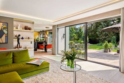Ästhetisches Design-Domizil mit hinreißendem Garten und viel Privatsphäre