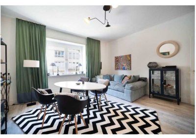 Geschmackvolle 2-Raum-Hochparterre-Altbau-Wohnung in Stuttgart