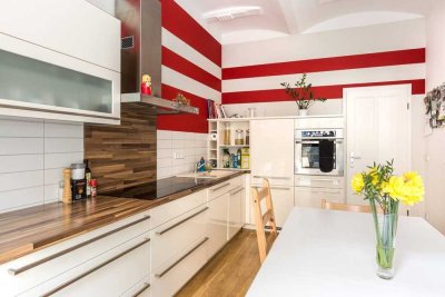 3 Zimmer, möbliert, Maisonette - 3 bed furnished apartment with terrace, private garden&parking